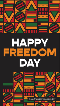 South African Freedom Celebration Instagram Story Design