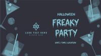 Freaky Party Facebook Event Cover Design