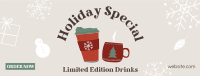Holiday Special Drinks Facebook cover Image Preview