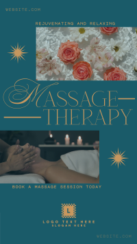 Sophisticated Massage Therapy TikTok video Image Preview