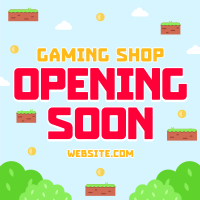 Game Shop Opening Instagram Post Image Preview