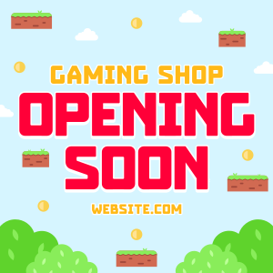 Game Shop Opening Instagram post Image Preview