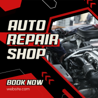 Auto Repair Shop Instagram Post Design