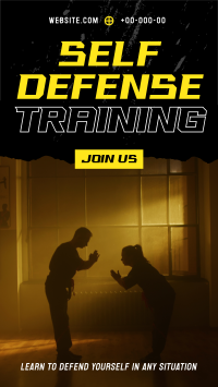 Self Defense Training Class TikTok Video Preview