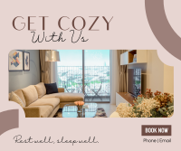 Get Cozy With Us Facebook Post Design