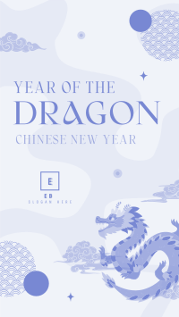 Year Of The Dragon Facebook Story Design