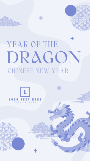 Year Of The Dragon Facebook story Image Preview