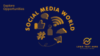 Social Media World Facebook event cover Image Preview