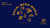 Social Media World Facebook Event Cover Design