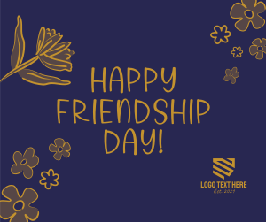 Floral Friendship Day Facebook post