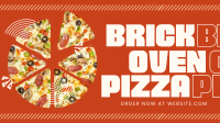 Simple Brick Oven Pizza Facebook event cover Image Preview