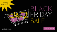 Black Friday Shopping Facebook event cover Image Preview