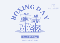 Boxing Day Limited Promo Postcard Design