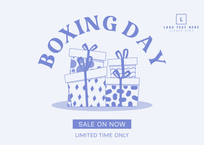 Boxing Day Limited Promo Postcard Image Preview