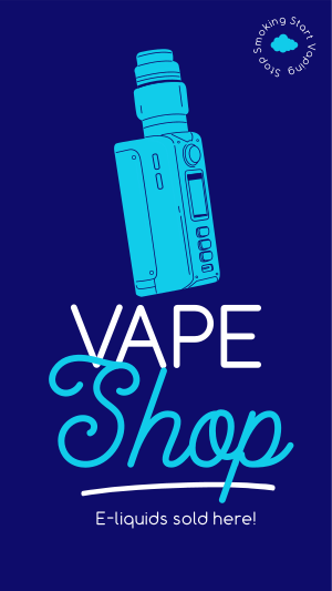 Your Vape Facebook story Image Preview