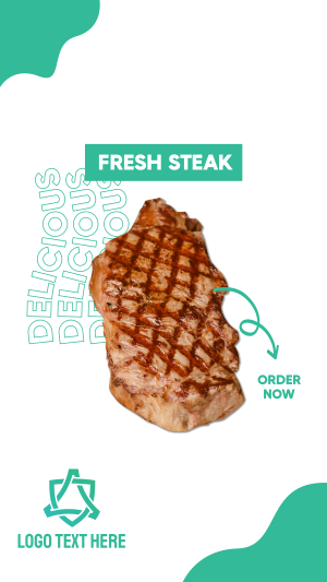 Fresh Steak Instagram story