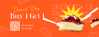 Cheesy Cheesecake Facebook cover Image Preview