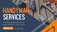 Handyman Services Facebook event cover Image Preview