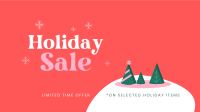 Holiday Countdown Sale Facebook event cover Image Preview