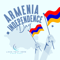 Celebrate Armenia Independence Instagram Post Design