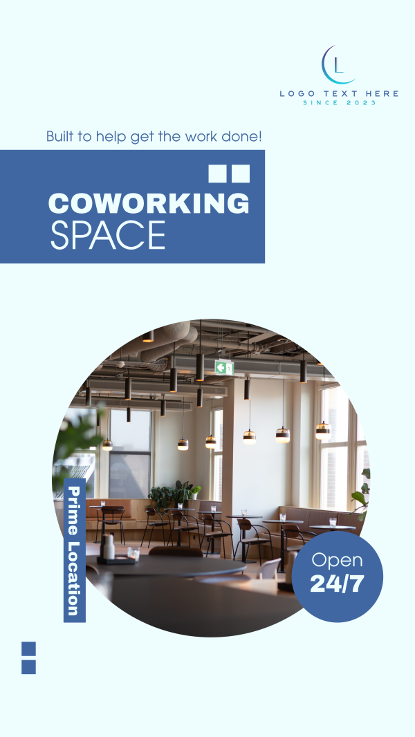 Co Working Space Instagram Story Design Image Preview