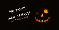 No Tricks Halloween Facebook Ad Design
