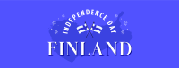 Independence Day For Finland Facebook Cover Design