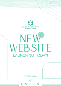 Simple Website Launch Poster Image Preview