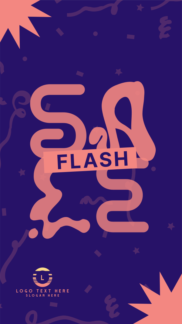 Flash Sale Alert Facebook Story Design