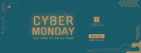 Virtual Monday Shopping  Facebook cover Image Preview