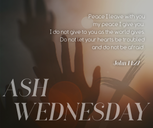 Simple Ash Wednesday Facebook post Image Preview