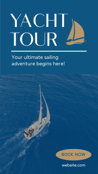 Yacht Tour Instagram Story Design
