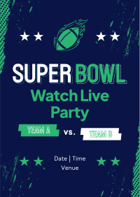 Football Watch Party Flyer Image Preview