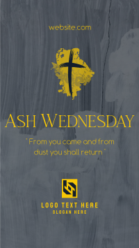 Ash Wednesday Celebration Instagram story Image Preview