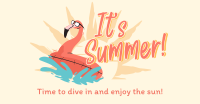Summer Beach Facebook Ad Design