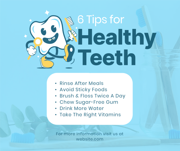 Dental Tips Facebook Post Design Image Preview
