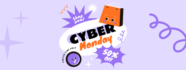 Cyber Monday Facebook Cover Design Image Preview