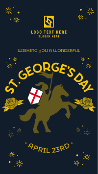 England St George Day YouTube Short Design