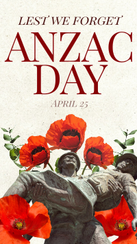 Anzac Day Collage Instagram story Image Preview