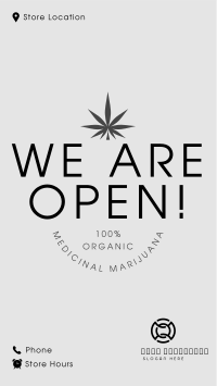 Cannabis Shop Instagram story Image Preview