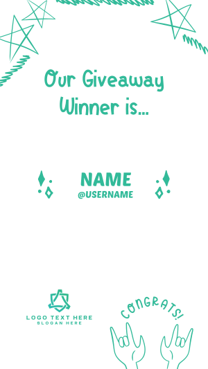 Giveaway Winner Announcement Instagram story Image Preview