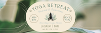 Yoga Retreat Day Twitter header (cover) Image Preview