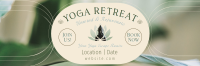 Yoga Retreat Day Twitter Header Image Preview