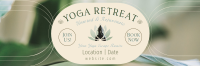 Yoga Retreat Day Twitter header (cover) Image Preview