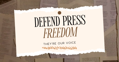 Defend Press Freedom Facebook ad Image Preview