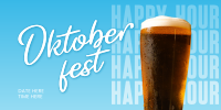 Oktoberfest Party Twitter post Image Preview