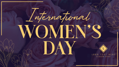 Botanical Women's Day Facebook event cover Image Preview