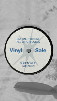 Vinyl Record Sale Instagram Story Design