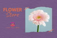 Flower Store Pinterest Cover Design
