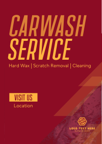 Cleaning Car Wash Service Flyer Preview